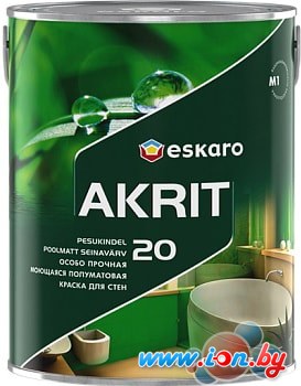 Краска Eskaro Akrit 20 2.85л (белый) в Бресте