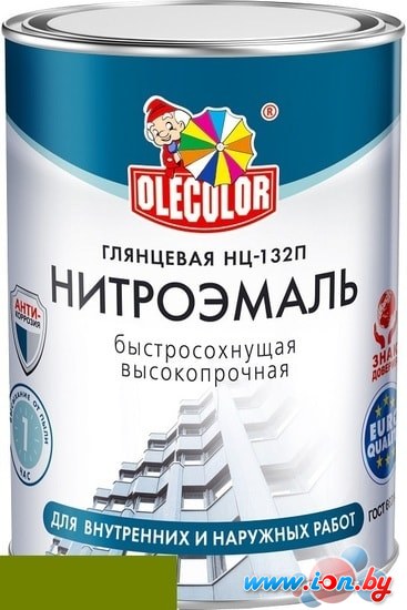 Эмаль Olecolor НЦ-132П 1.7 кг (защитный) в Могилёве