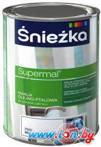 Эмаль Sniezka Supermal Масляно-фталевая эмаль 0.8 л (F520) в Гомеле