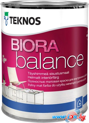 Краска Teknos Biora Balance 0.9л (база 3) в Могилёве