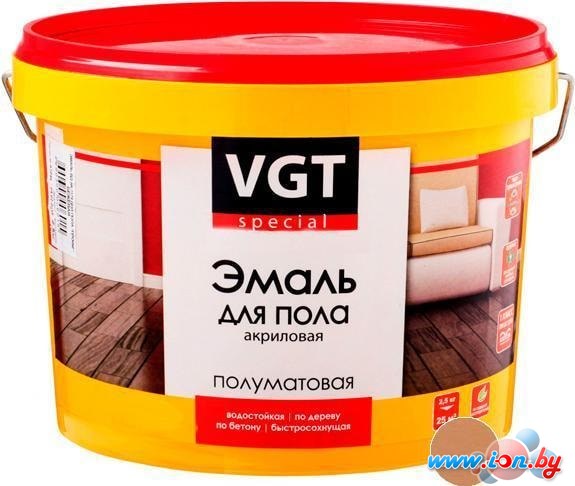 Эмаль VGT Профи для пола ВД-АК-1179 1 кг (светлый орех) в Могилёве