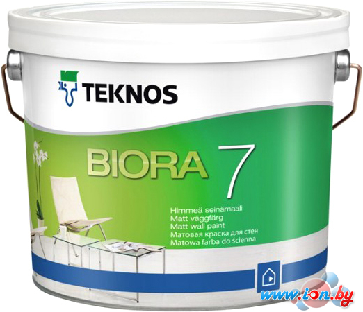 Краска Teknos Biora 7 2.7л (база 3) в Бресте