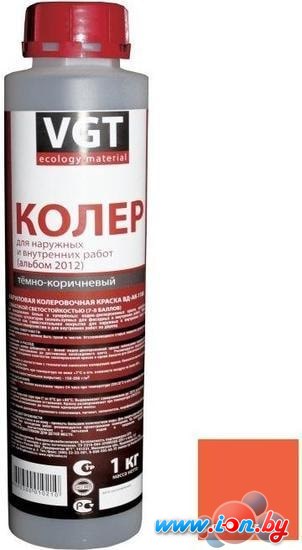 Колеровочная краска VGT ВД-АК-1180 2012 1 кг (кирпично-красный) в Бресте
