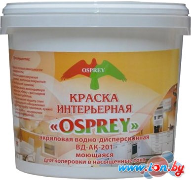 Краска Osprey ВД-АК-201 влагостойкая 14кг (под колеровку) в Могилёве