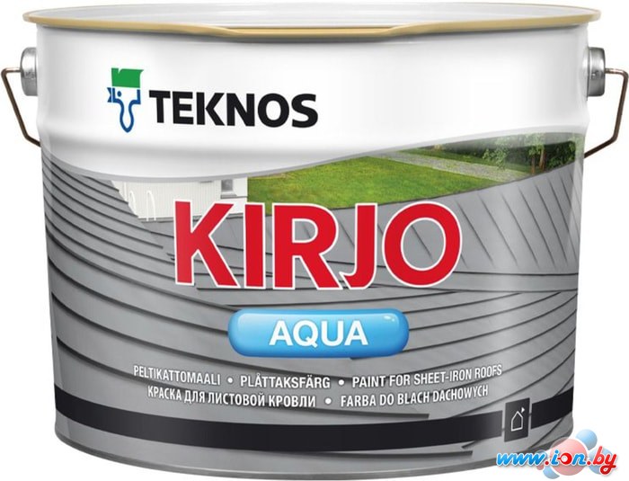 Краска Teknos Kirjo Aqua База 1 9 л в Могилёве