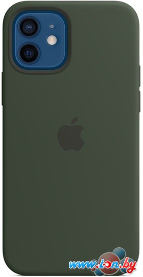 Чехол Apple MagSafe Silicone Case для iPhone 12/12 Pro (кипрский зеленый) в Бресте