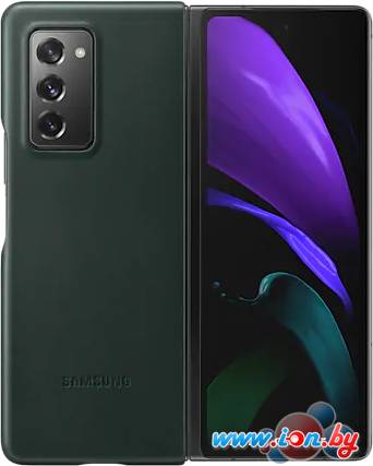 Чехол Samsung Leather Cover для Samsung Galaxy Z Fold2 (зеленый) в Витебске