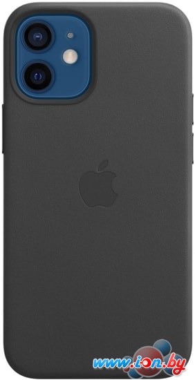 Чехол Apple MagSafe Leather Case для iPhone 12 mini (черный) в Бресте