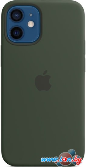 Чехол Apple MagSafe Silicone Case для iPhone 12 mini (кипрский зеленый) в Бресте