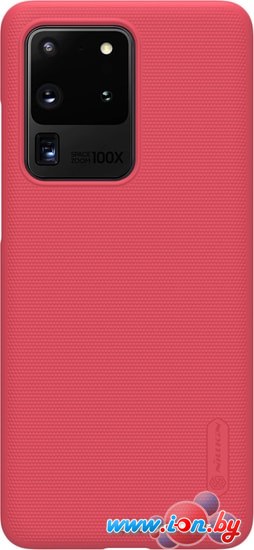 Чехол Nillkin Super Frosted Shield для Samsung Galaxy S20 Ultra (красный) в Бресте