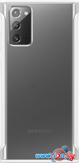 Чехол Samsung Protective Cover для Note 20 (прозрачный/белый) в Витебске