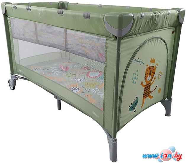 Манеж-кровать Baby Tilly Rio Plus T-1021 (мятно-зеленый) в Бресте