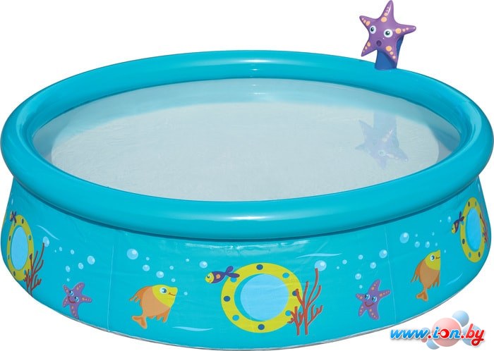 Каркасно-надувной бассейн Bestway My First Fast Set Spray Pool 57326 (голубой, 152x38) в Могилёве