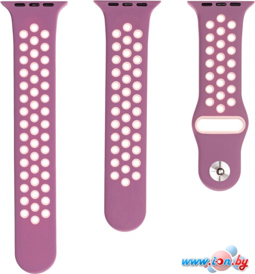 Ремешок Evolution AW40-SP01 для Apple Watch 38/40 мм (light purple/bright pink) в Гомеле