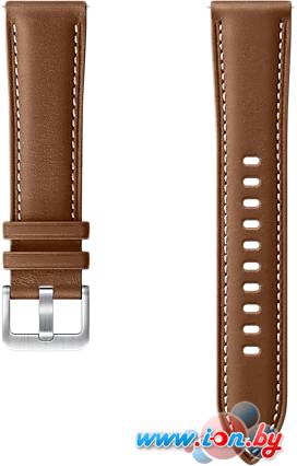 Ремешок Samsung кожаный для Samsung Galaxy Watch3 41мм (бронзовый) в Гомеле