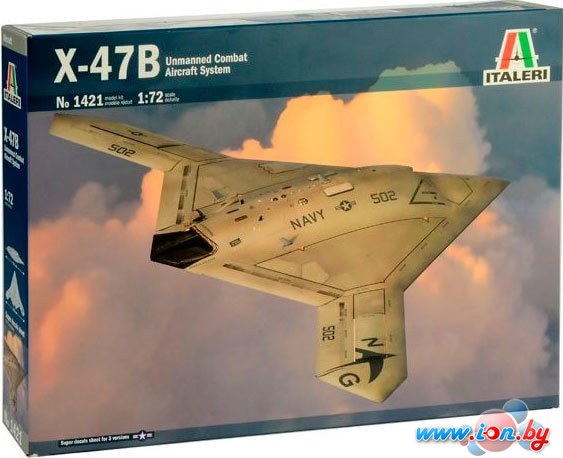 Сборная модель Italeri 1421 Боевой беспилотный летательный аппарат X-47B в Бресте