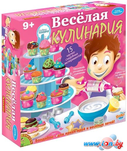Набор для опытов Bondibon Науки с Буки Веселая кулинария (15 экспериментов) ВВ1159 в Витебске