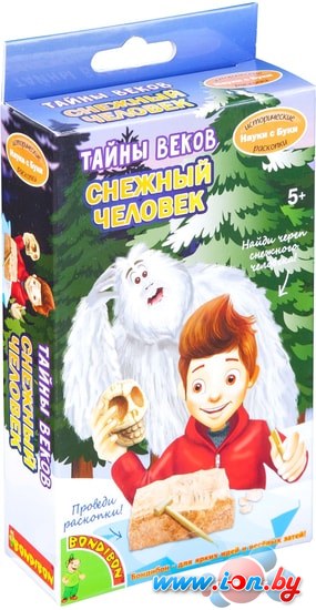 Набор для опытов Bondibon Науки с Буки. Тайны веков. Снежный человек ВВ4784 в Могилёве