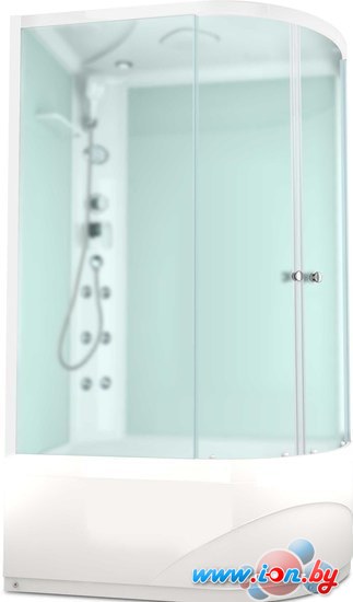 Душевая кабина Domani-Spa Delight 128 High 120x80 L с гидромассажем (белый/матовый) в Бресте