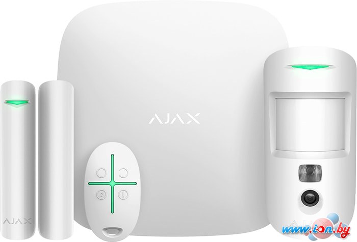Набор умного дома Ajax StarterKit Cam Plus (белый) в Гомеле