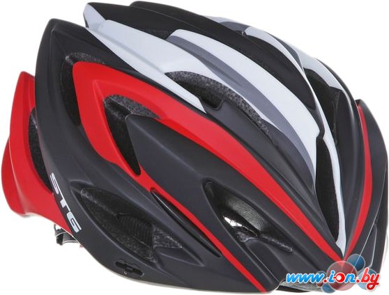Cпортивный шлем STG MV17-1 M (р. 55-58, черный/красный) в Могилёве