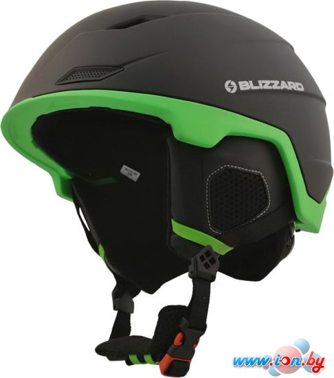 Cпортивный шлем Blizzard Double 163344 (р. 60-62, matt black/neon green) в Бресте