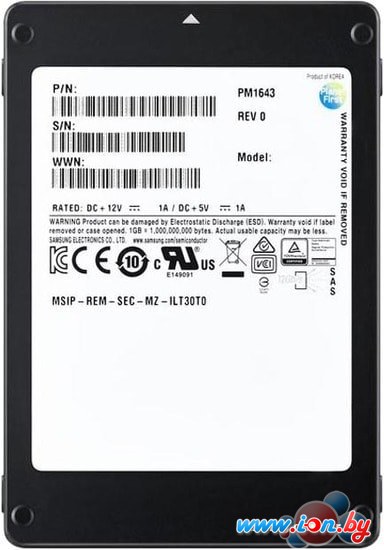 SSD Samsung PM1643a 1.92TB MZILT1T9HBJR в Гродно