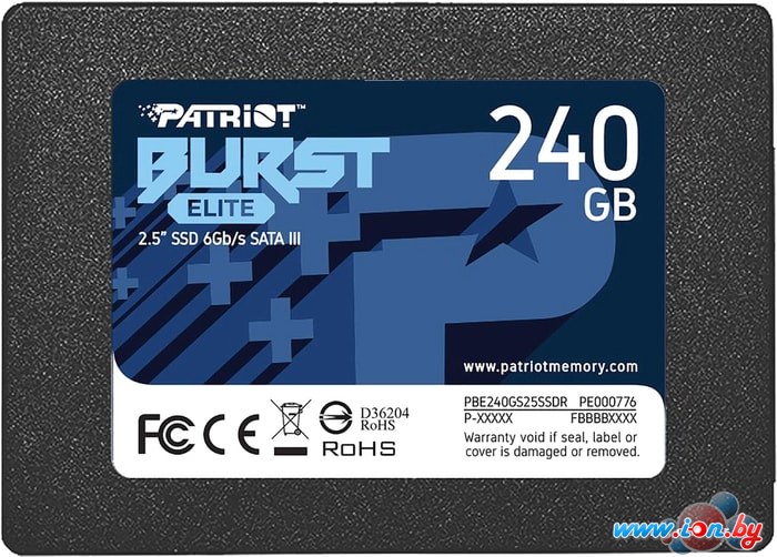 SSD Patriot Burst Elite 240GB PBE240GS25SSDR в Могилёве