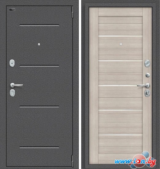 Металлическая дверь elPorta Porta S 104.П22 (антик серебро/cappuccino veralinga) в Бресте
