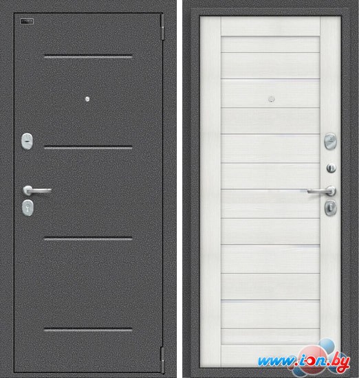 Металлическая дверь elPorta Porta S 104.П22 (антик серебро/bianco veralinga) в Витебске