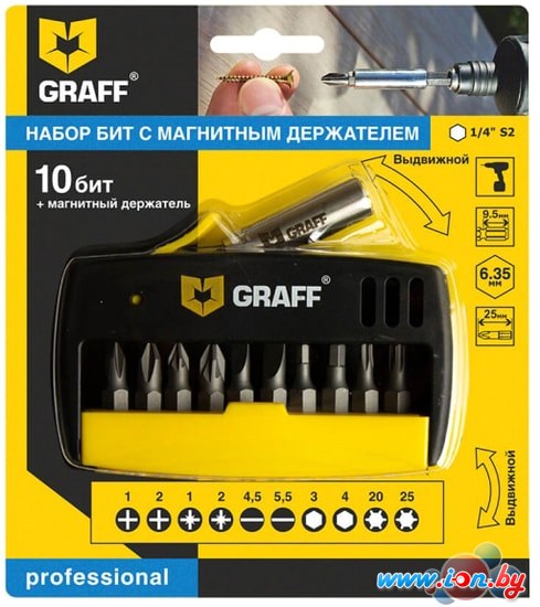 Набор бит GRAFF 4601 (11 предметов) в Могилёве