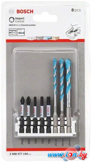 Набор бит Bosch 2608577144 (8 предметов) в Могилёве