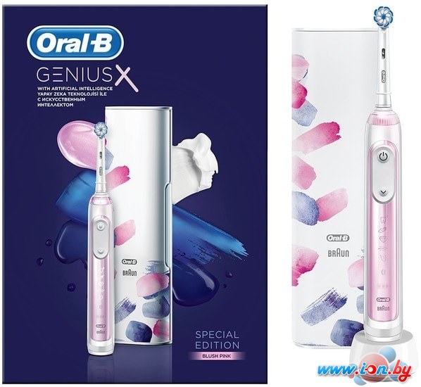 Электрическая зубная щетка Oral-B Genius X Special Edition D706.513.6X (розовый) в Гомеле