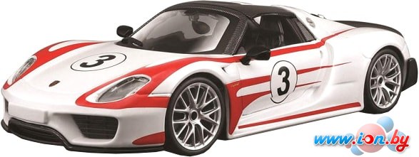 Bburago Porsche 918 Weissach 18-28009 (белый) в Бресте