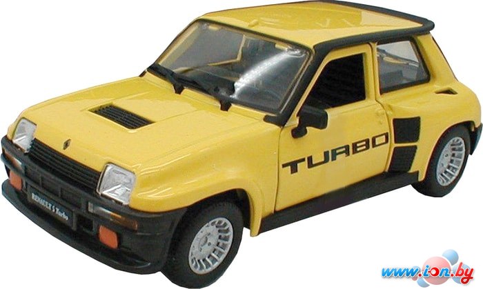 Bburago Renault 5 Turbo 18-21088 (желтый) в Могилёве