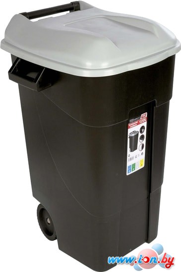 Контейнер для мусора Tayg 120 л (черный/серый) в Гомеле