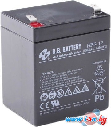 Аккумулятор для ИБП B.B. Battery BP5-12 (12В/5 А·ч) в Гродно