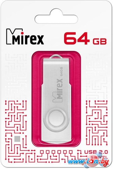 USB Flash Mirex Swivel White 64GB 13600-FMUSWT64 в Бресте