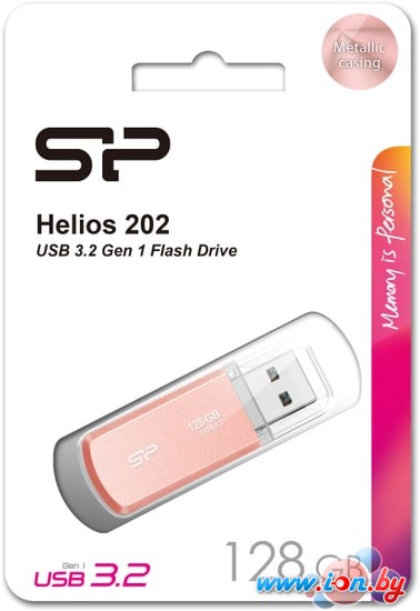 USB Flash Silicon-Power Helios 202 128GB (розовый) в Бресте