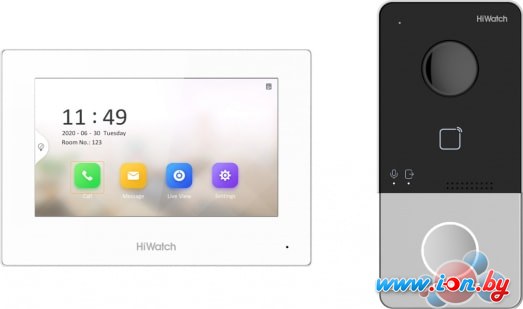 Комплект видеодомофона HiWatch DS-D100IKWF в Могилёве