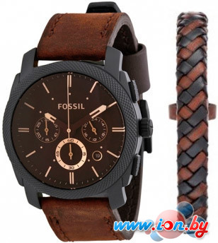 Набор часов с украшениями Fossil Machine Chronograph FS5251SET в Могилёве