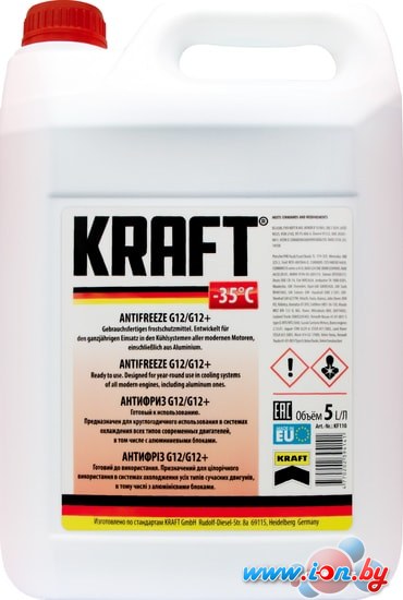 Антифриз KRAFT KF110 5л в Бресте