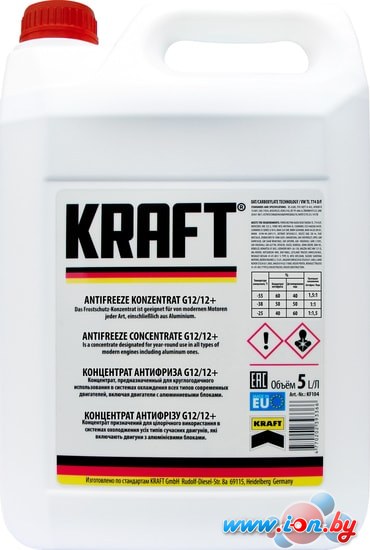 Антифриз KRAFT KF104 5л в Гомеле