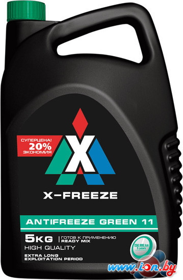 Антифриз X-Freeze Green 5кг в Витебске