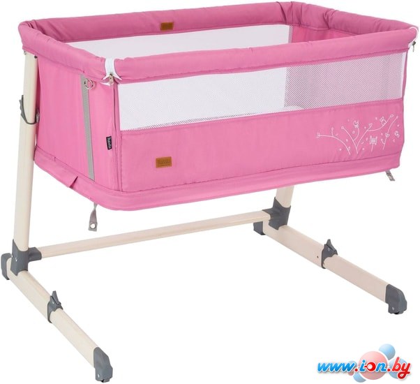 Приставная детская кроватка Nuovita Accanto Calma (розовый) в Гомеле