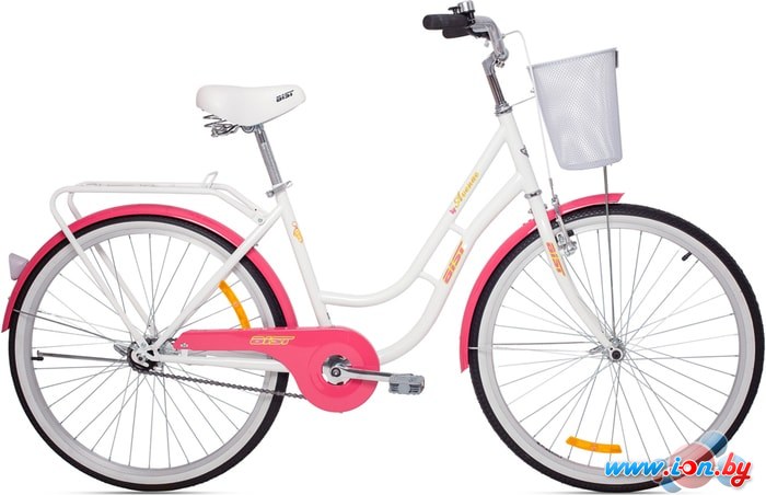 Велосипед AIST Avenue 1.0 26 (белый/розовый, 2019) в Бресте