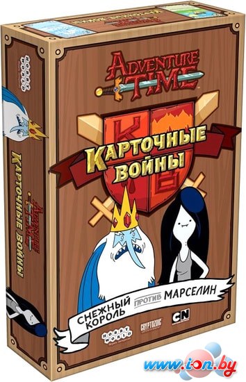 Настольная игра Мир Хобби Время приключений.Карточные войны:Снежный король против Марселин в Бресте