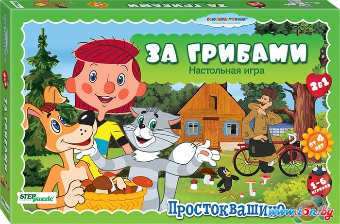 Настольная игра Step Puzzle За грибами 76539 в Гомеле