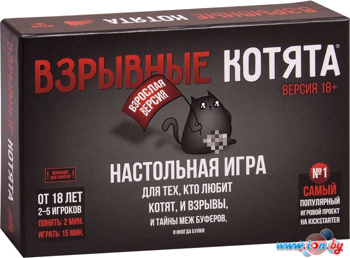 Настольная игра Мир Хобби Взрывные котята 18+ в Бресте