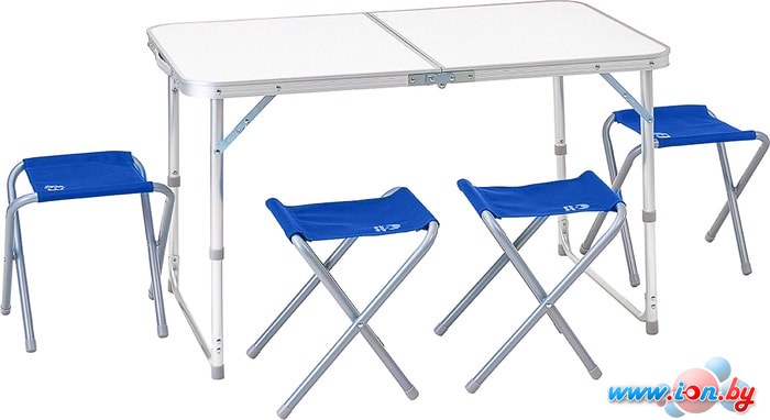Стол со стульями Jungle Camp Event Set 95 (синий) в Бресте